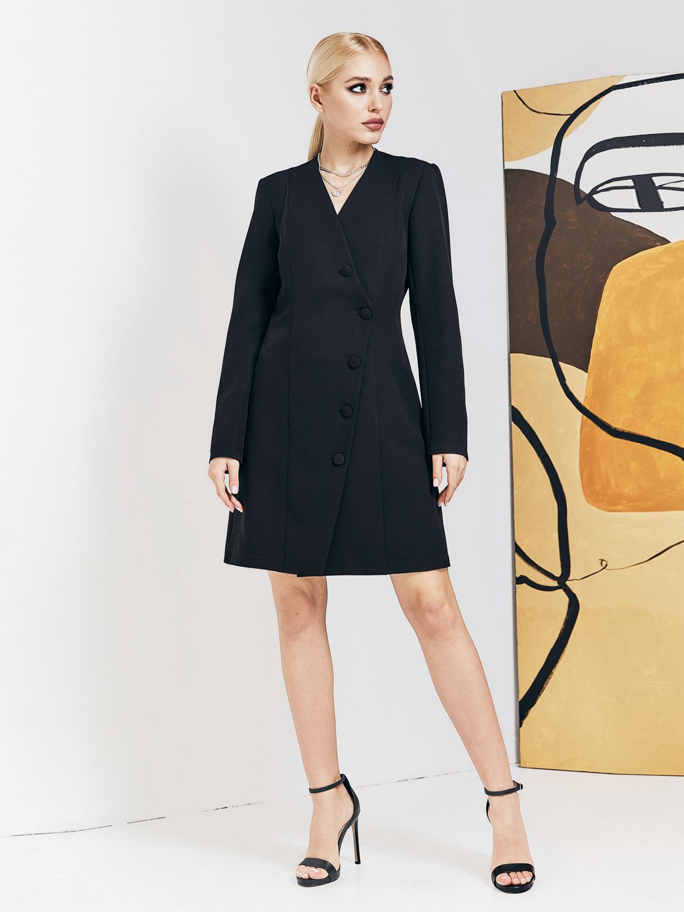 Сукні VOVK модель 010974 чорний Фото