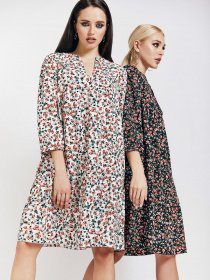 Платья VOVK модель 010491 квіти Фото