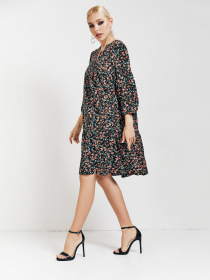 Платья VOVK модель 010492 квіти Фото