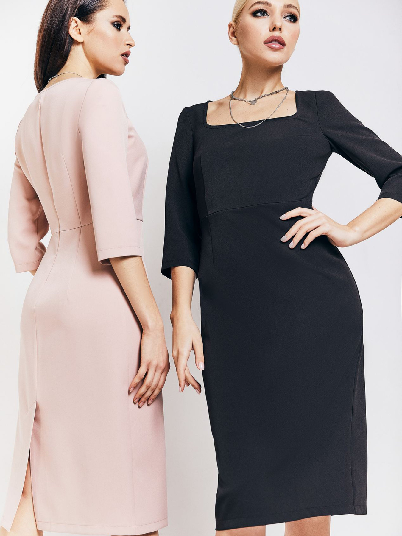 Платье миди VOVK модель 010769 лате Платье миди VOVK модель 010769 лате Фото