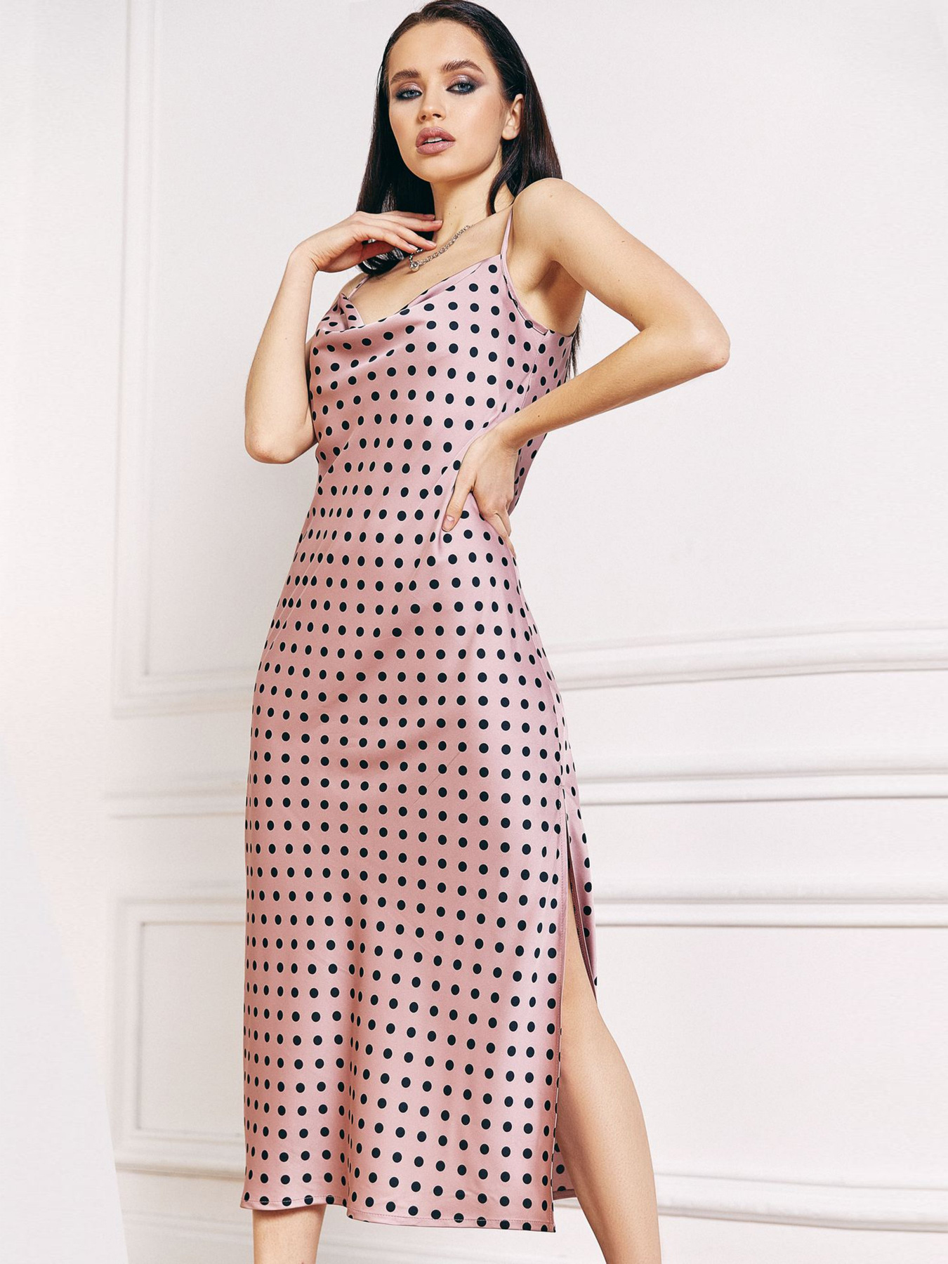 Платья VOVK модель 010910 фрезовий Фото