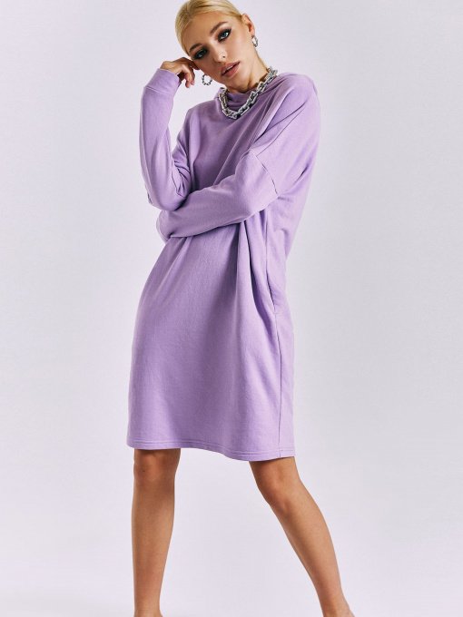 Платья VOVK модель 010753 бузковий Фото