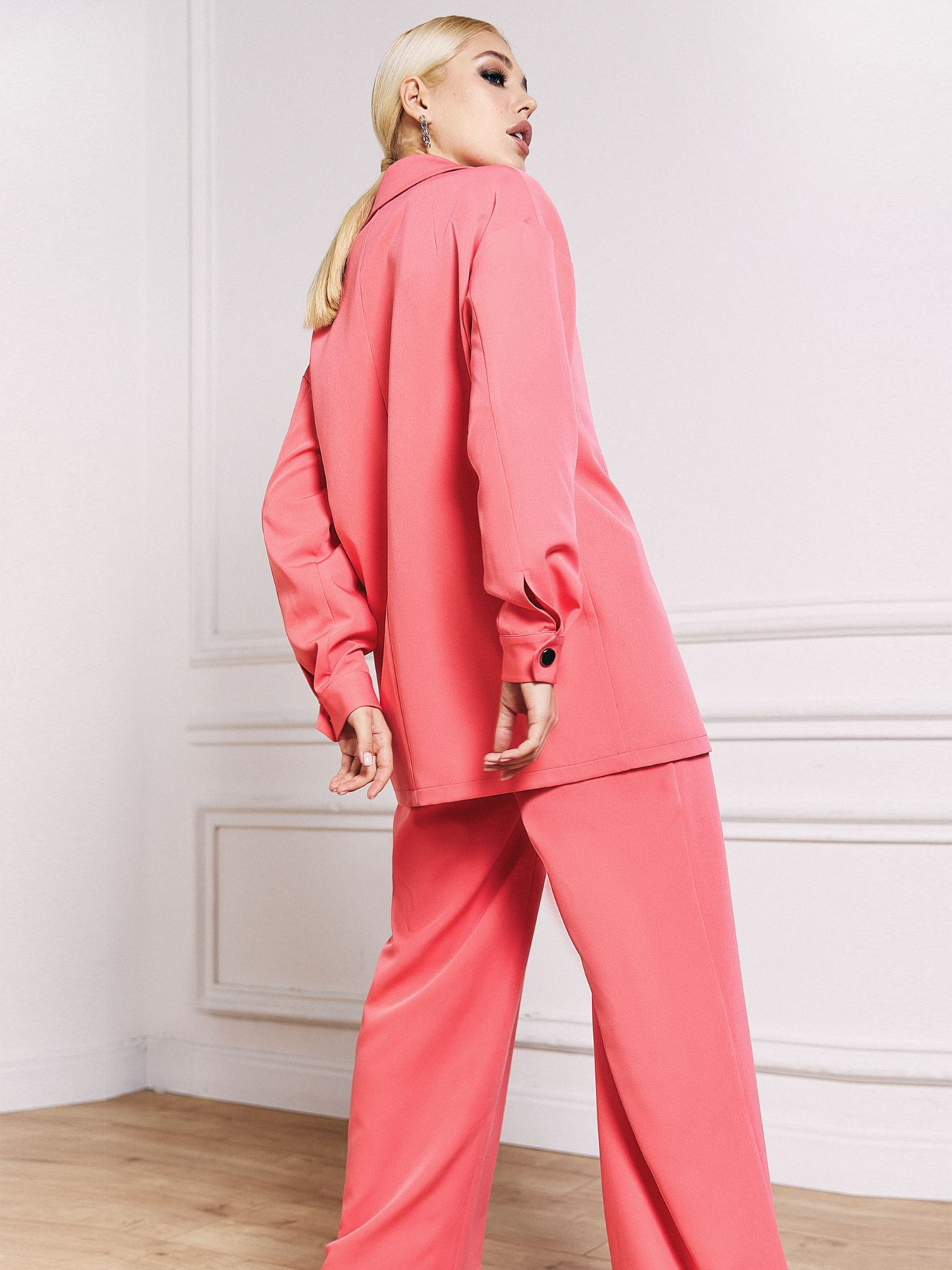 Костюми VOVK модель 010742 кораловий Фото