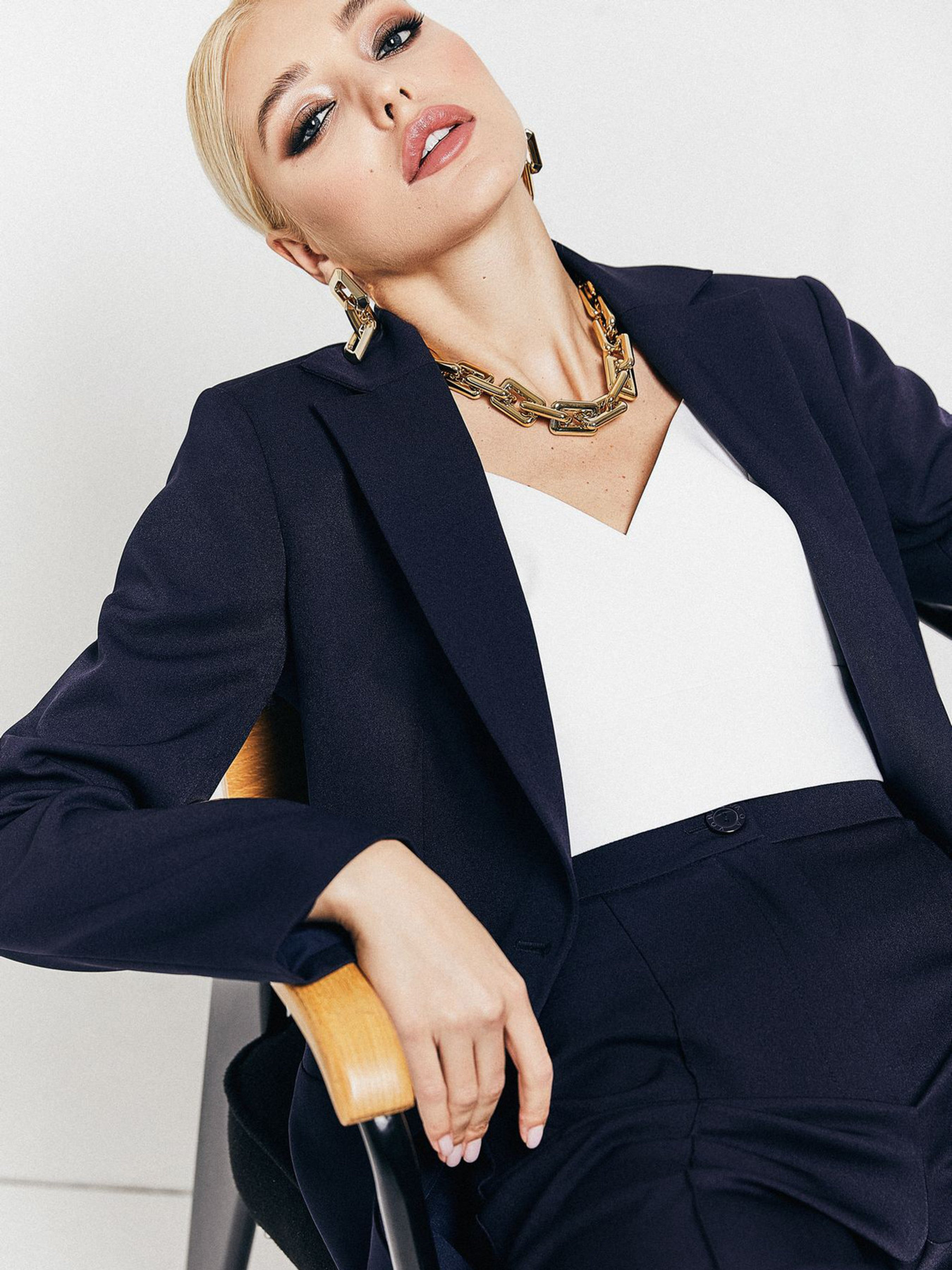 Костюми VOVK модель 010090 темно-синій Костюми VOVK модель 010090 темно-синій Фото