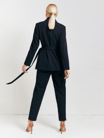 Костюми VOVK модель 010729 чорний Костюми VOVK модель 010729 чорний Фото