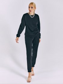 Костюми VOVK модель 010757 чорний Костюми VOVK модель 010757 чорний Фото