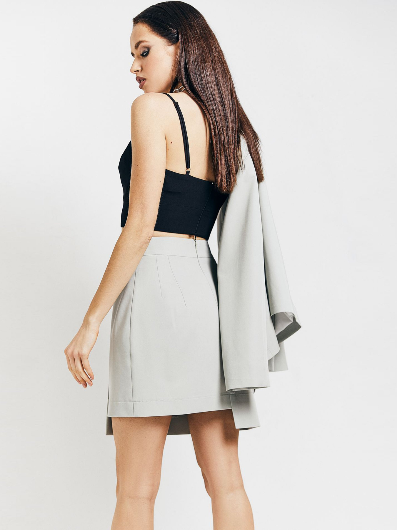 Юбки VOVK модель 010987 шалфей Фото