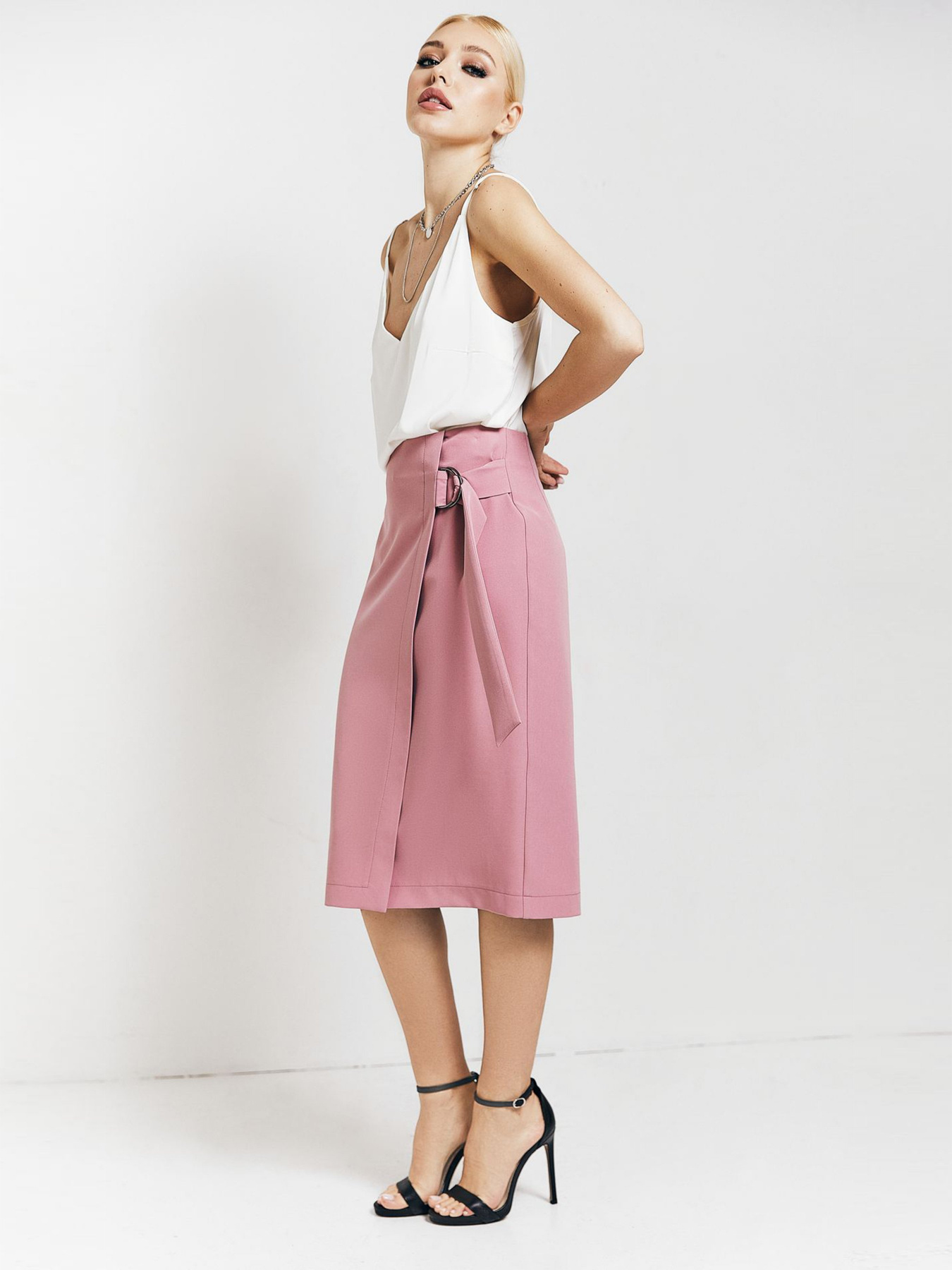 Юбки VOVK модель 010110 фрезовий Фото