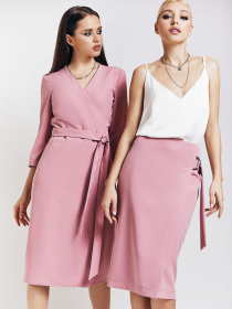 Юбки VOVK модель 010110 фрезовий Фото