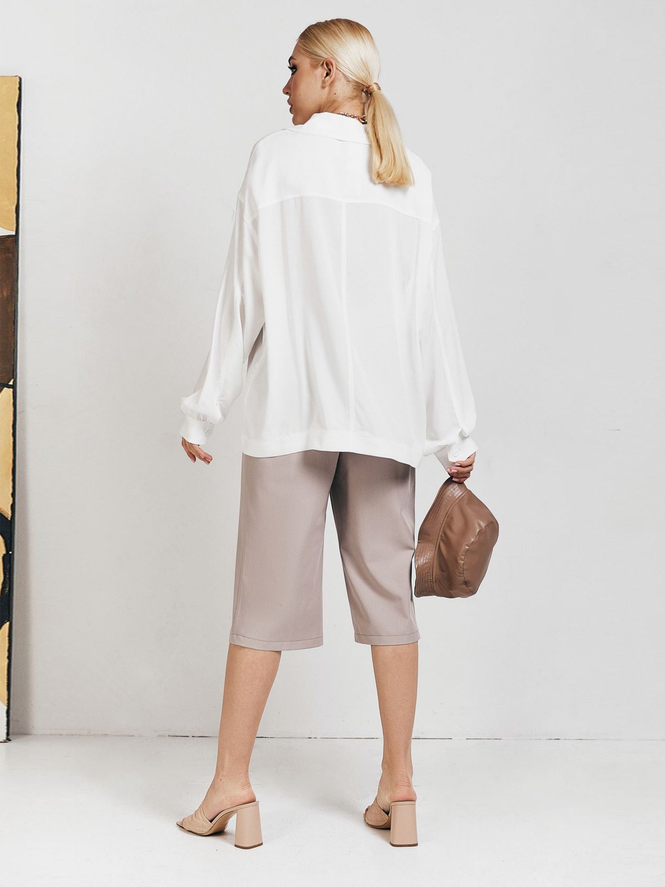 Сорочка VOVK модель 010929 молочний Фото