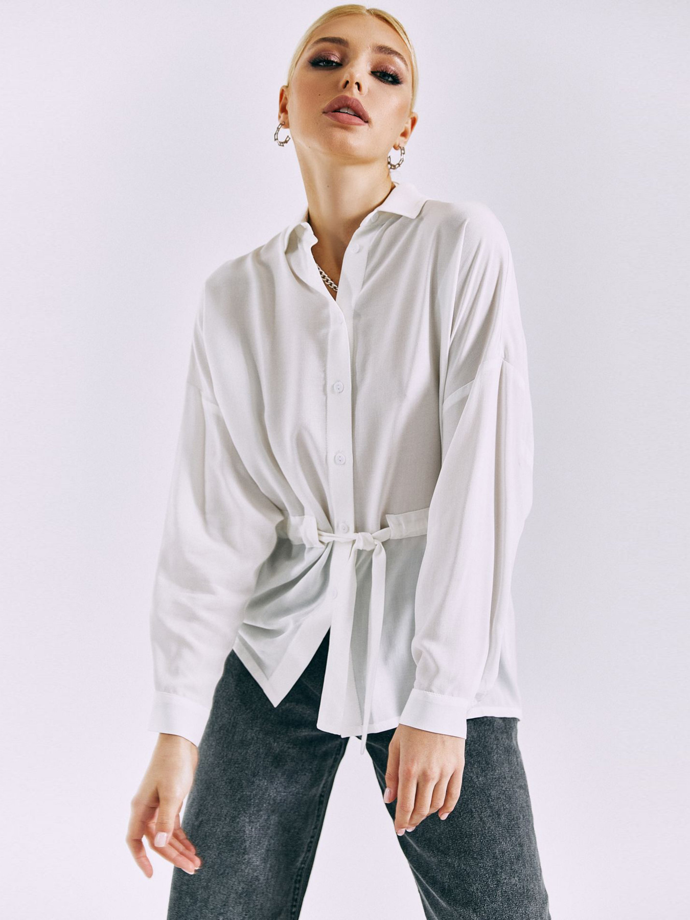 Блуза VOVK модель 010146 молочний Фото