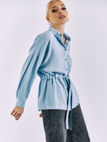 Блуза VOVK модель 010958 небесний Фото