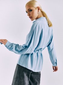 Блуза VOVK модель 010958 небесний Фото