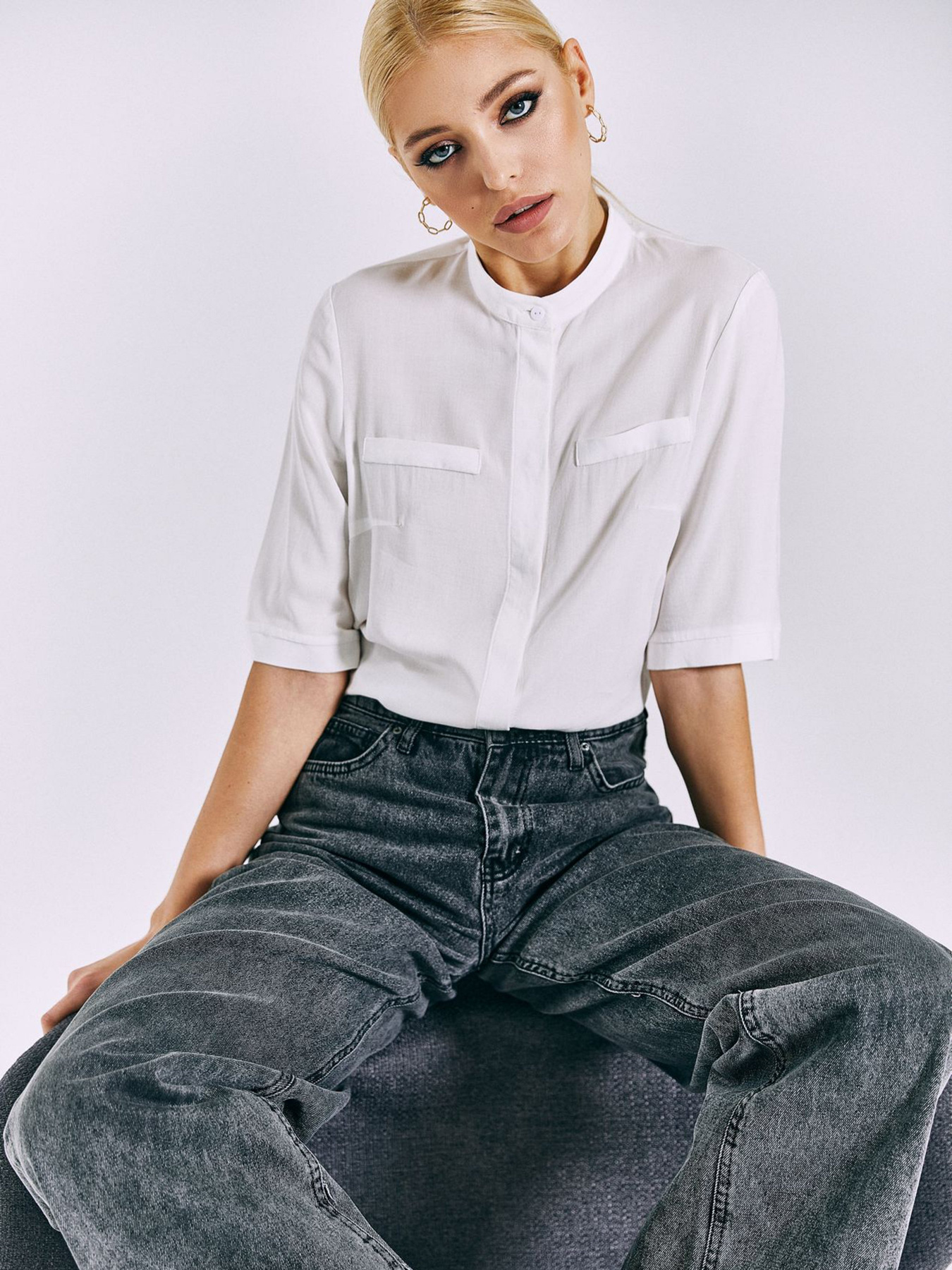 Блуза VOVK модель 08166 молочний Фото