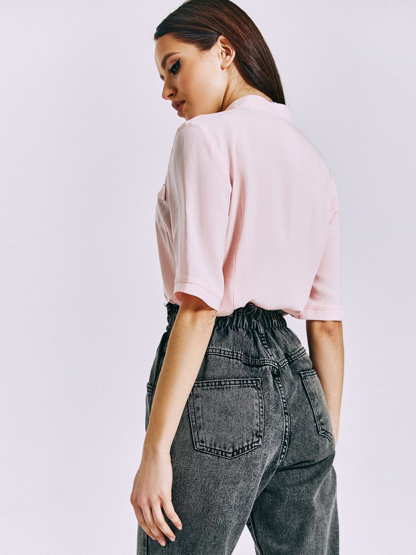 Блуза VOVK модель 08167 пудровий Фото