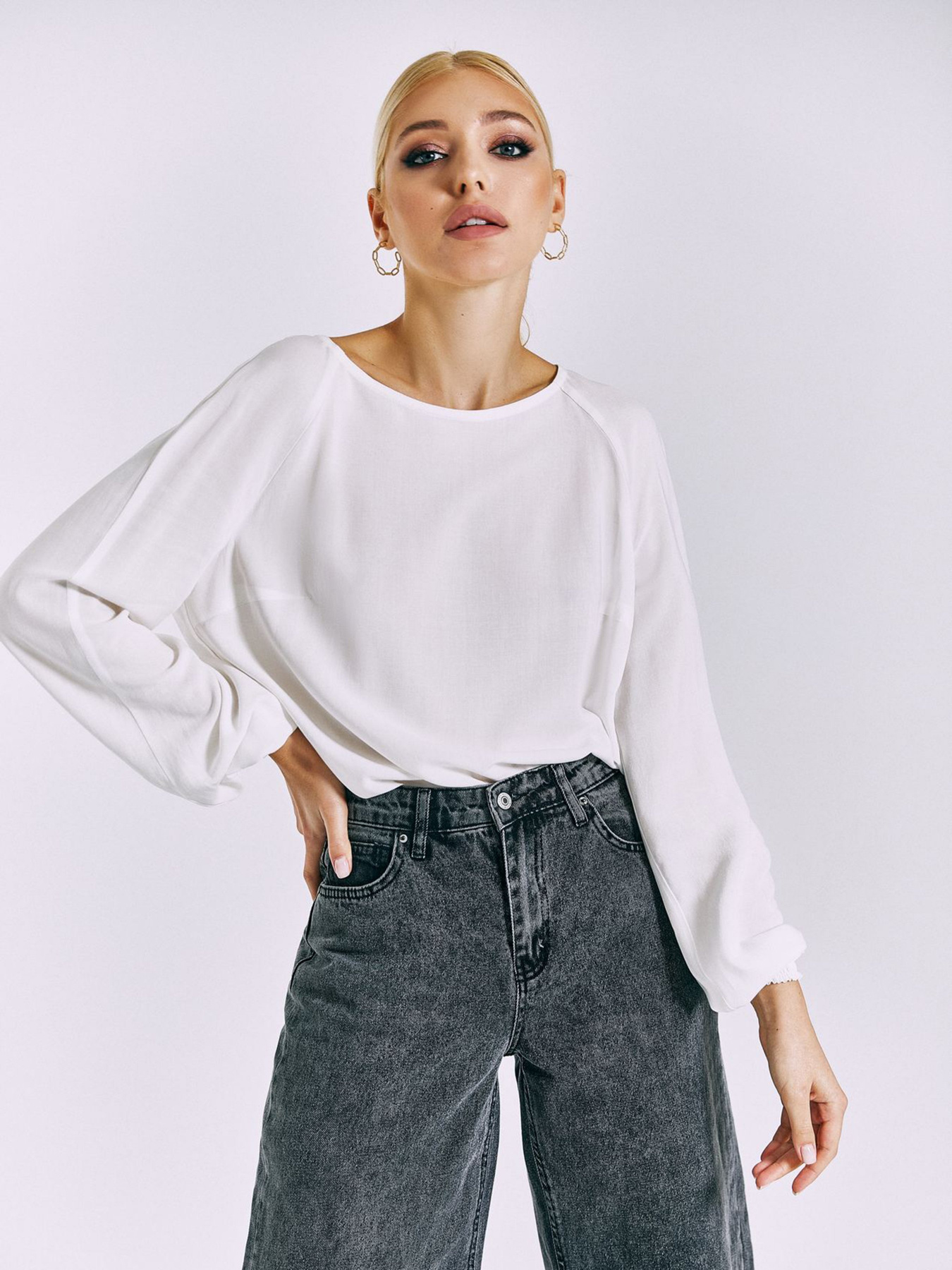 Блуза VOVK модель 010953 молочний Фото