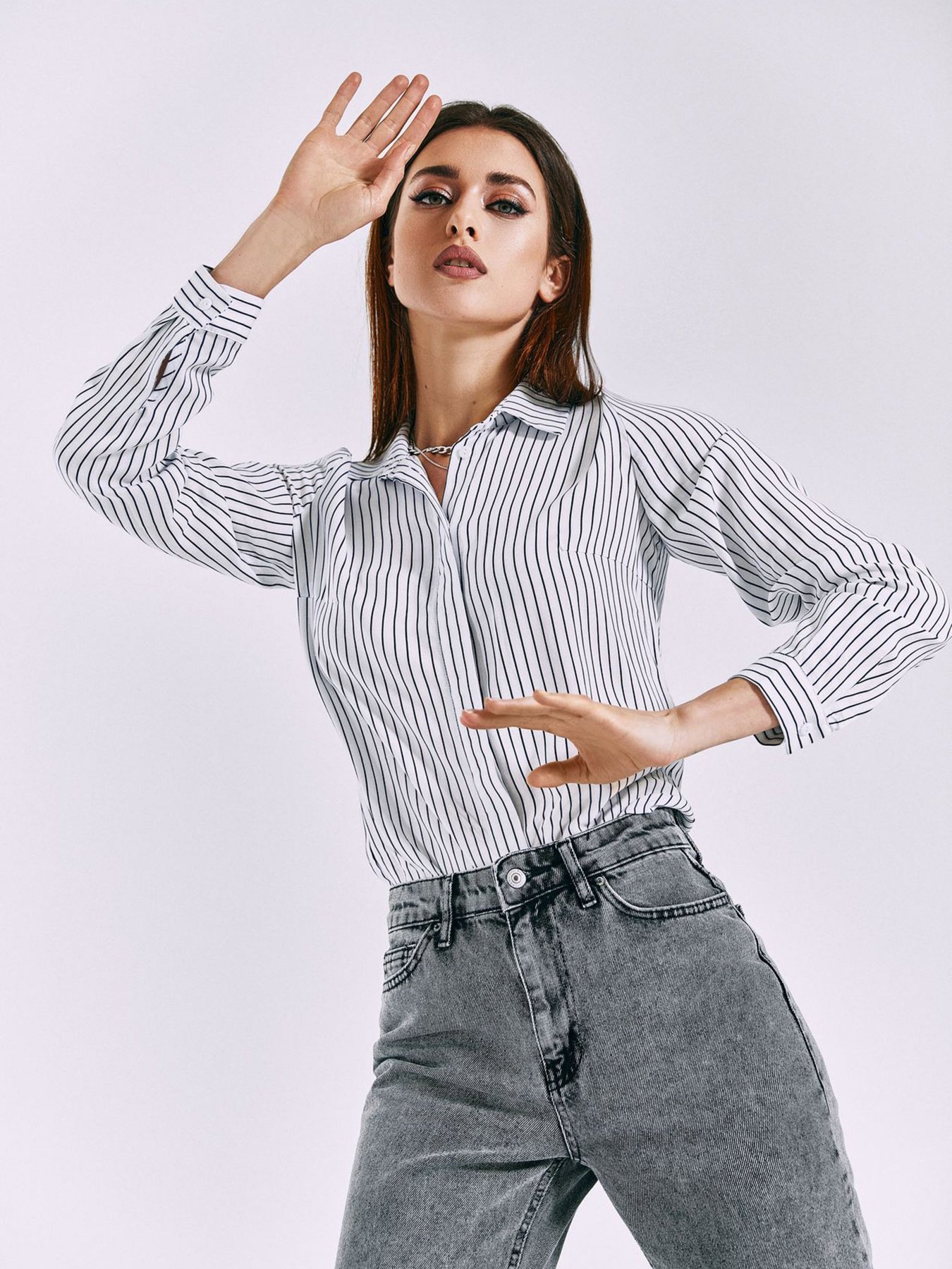 Блуза VOVK модель 010734 смужка Фото