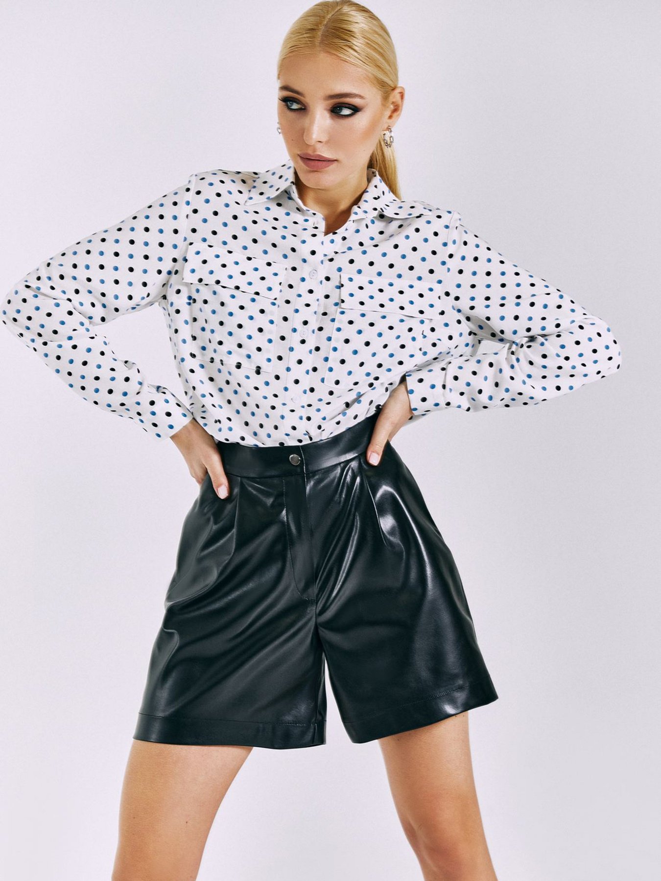 Сорочка VOVK модель 010937 горох Фото