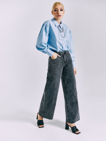 Блуза VOVK модель 010994 небесний Фото