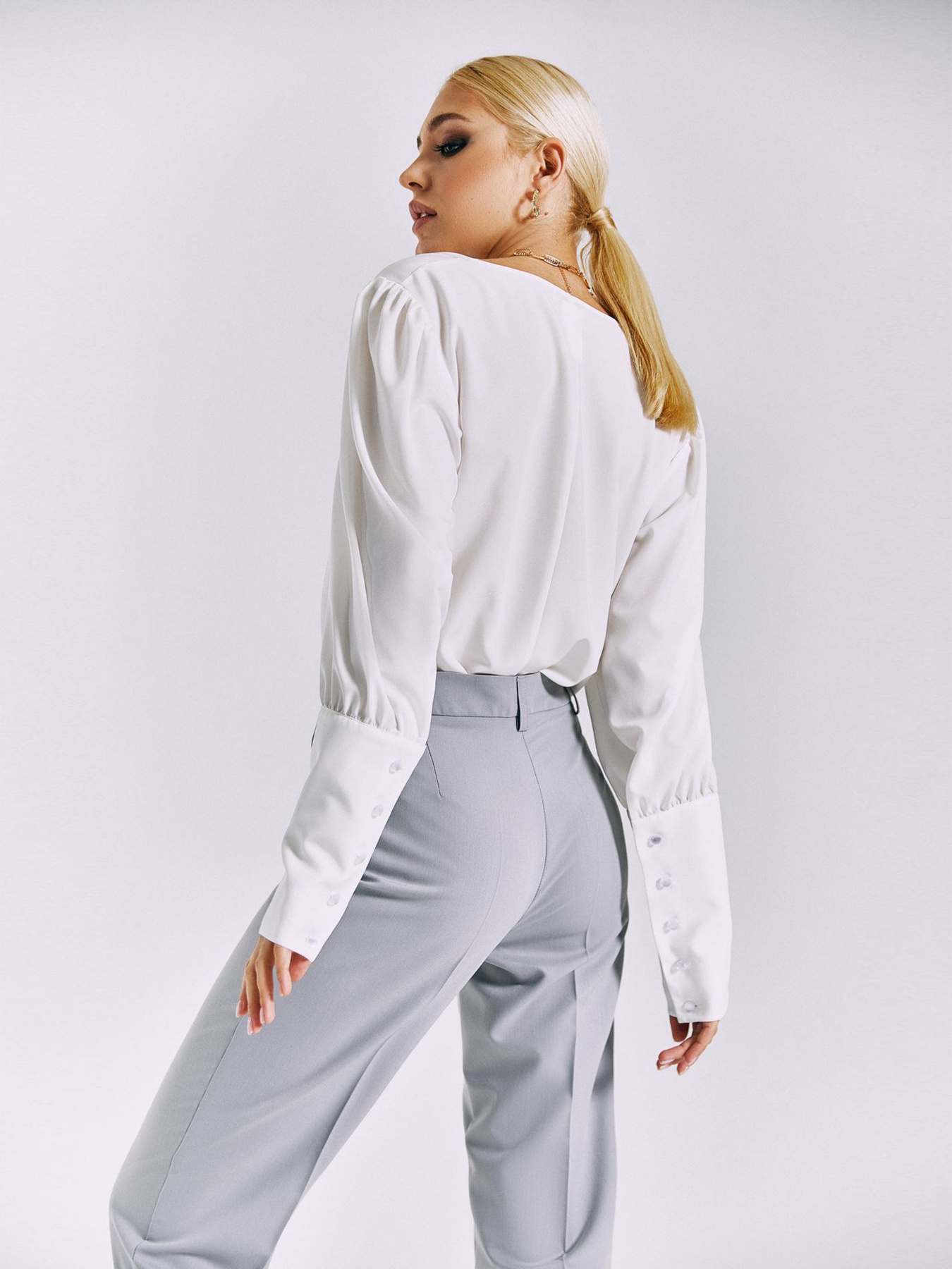 Блуза VOVK модель 09984 молочний Фото