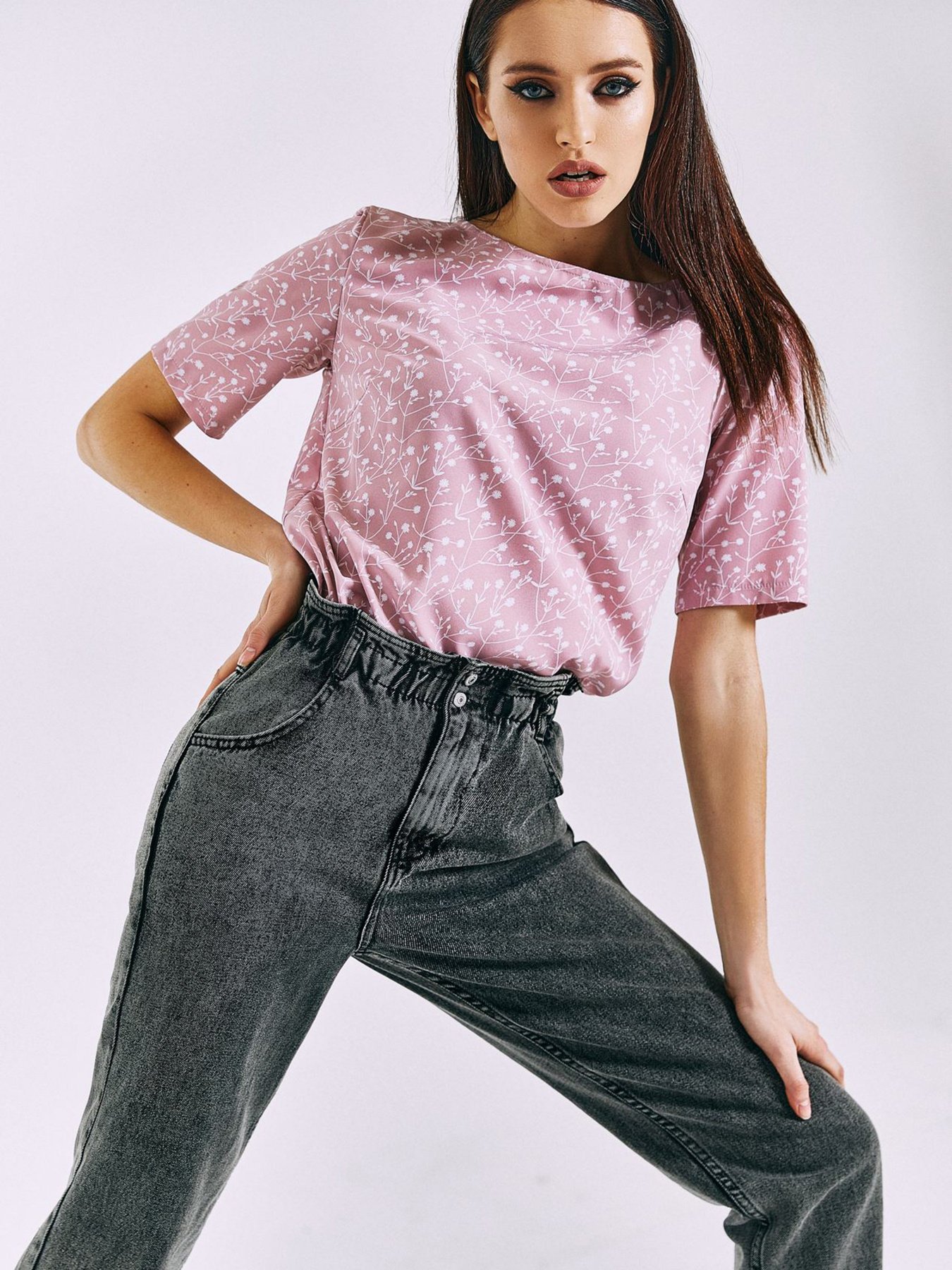 Блуза VOVK модель 010904 фрезовий Блуза VOVK модель 010904 фрезовий Фото