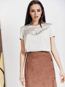 Блуза VOVK модель 010963 шалфей Фото