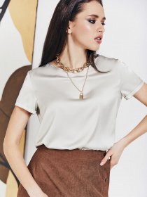 Блуза VOVK модель 010963 шалфей Фото