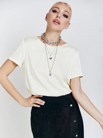 Блуза VOVK модель 010964 ванільний Фото