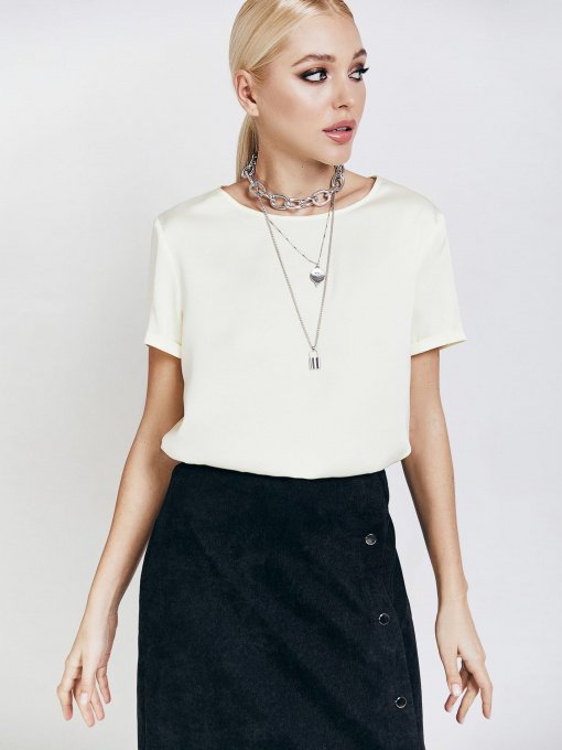 Блуза VOVK модель 010964 ванільний Фото