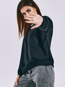 Світшот VOVK модель 010750 чорний Фото