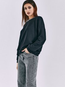 Свитшот VOVK модель 010750 чорний Фото