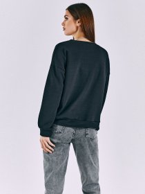 Свитшот VOVK модель 010750 чорний Фото