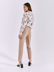 Брюки повседневные VOVK модель 010971 капучіно Фото