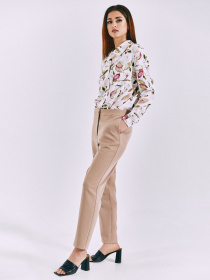 Брюки повседневные VOVK модель 010971 капучіно Фото