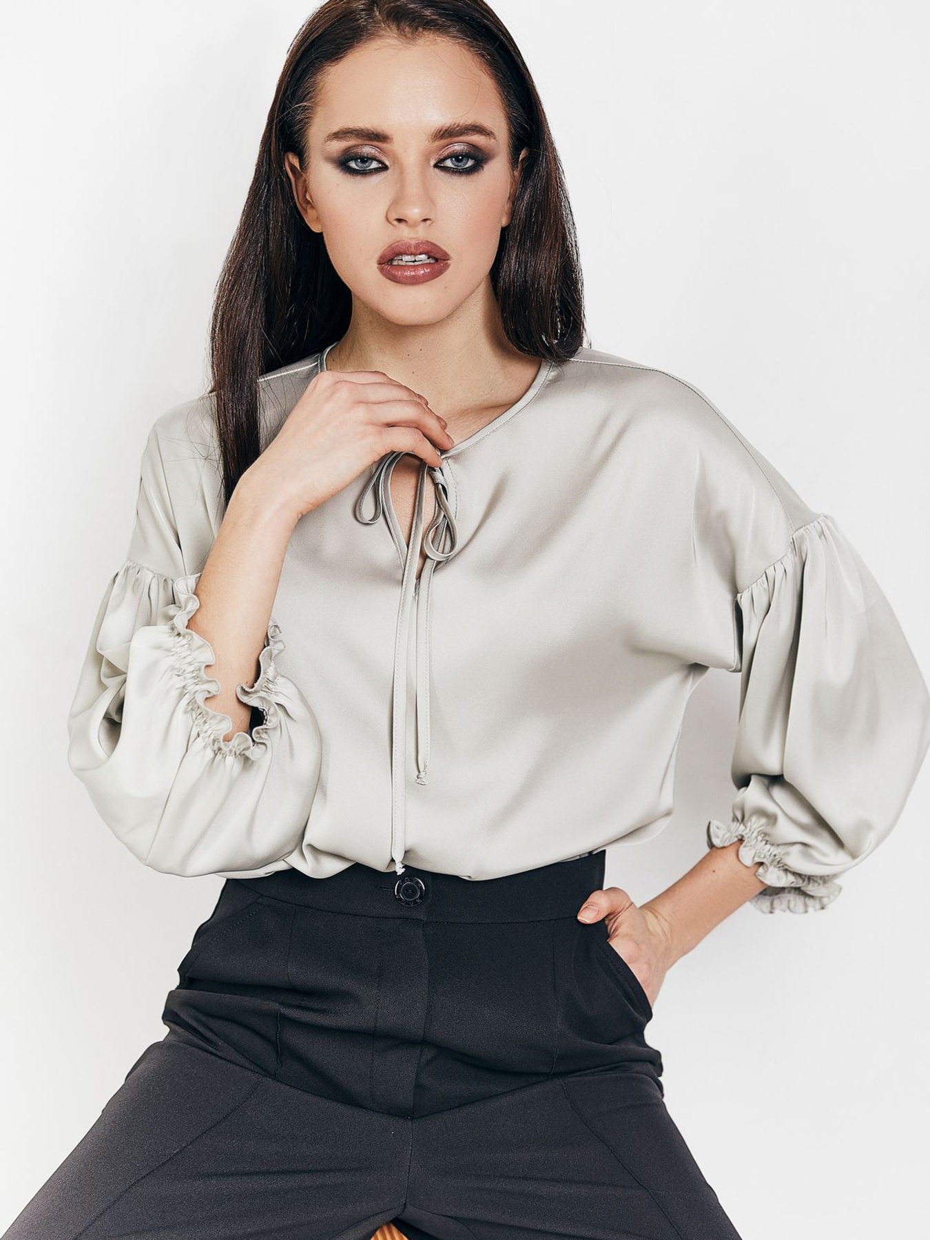 Брюки классические VOVK модель 010584 чорний Фото