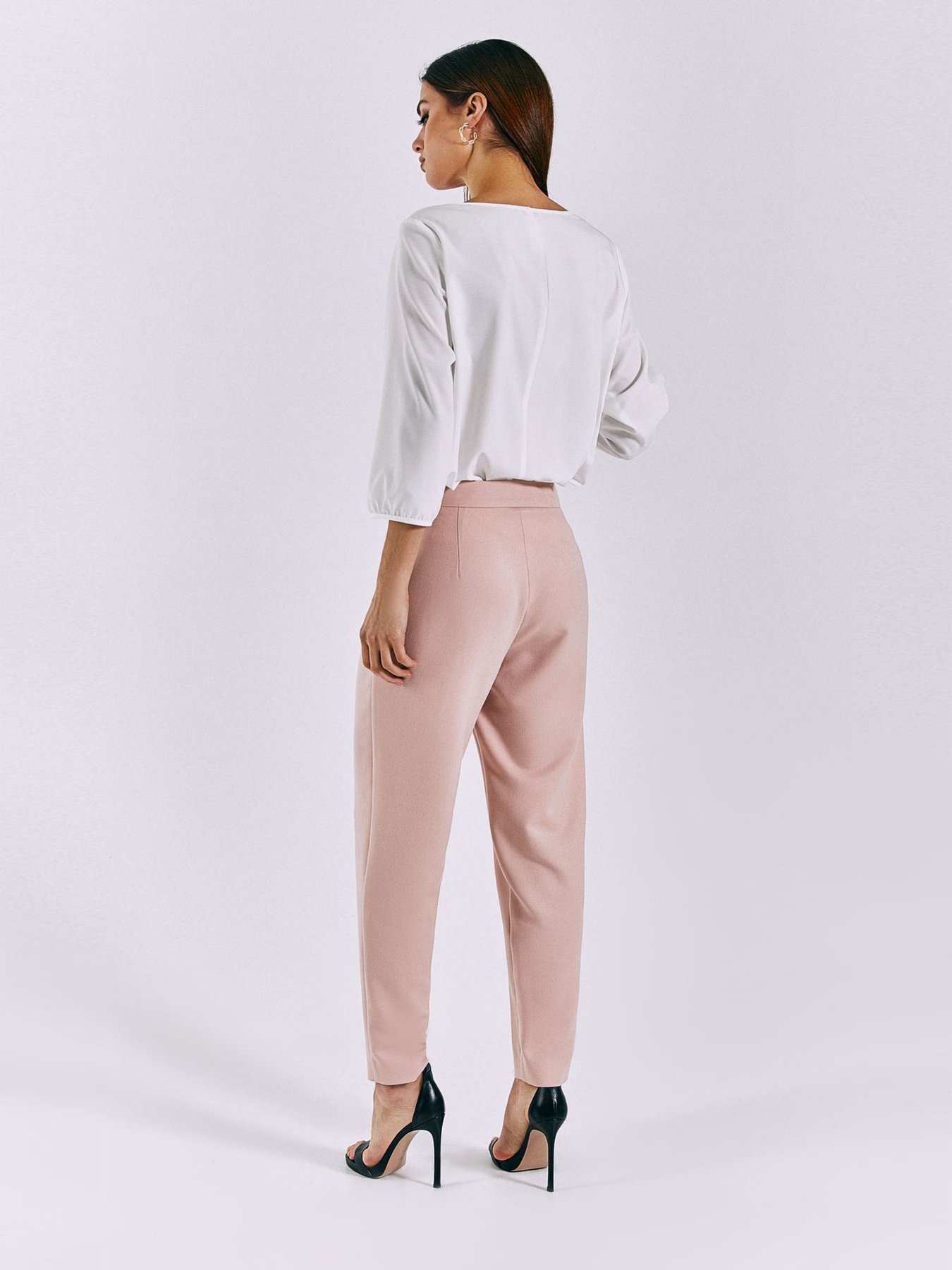Брюки повседневные VOVK модель 010777 пудровий Фото