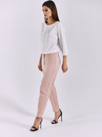 Брюки повседневные VOVK модель 010777 пудровий Фото