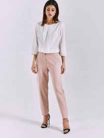 Повсякденні штани VOVK модель 010777 пудровий Фото