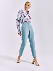 Повсякденні штани VOVK модель 010973 блакитно-сірий Фото