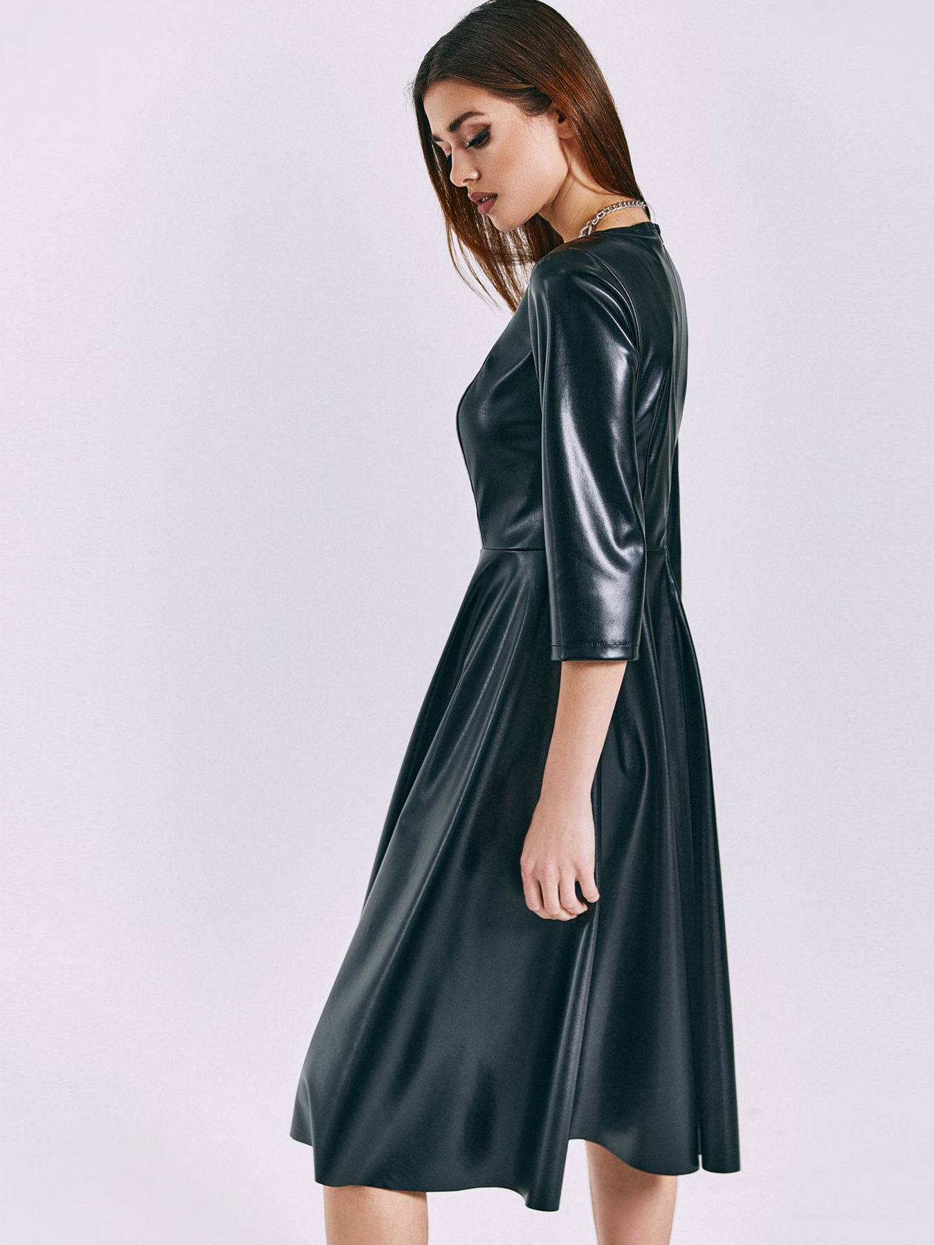 Платья VOVK модель 010688 чорний Фото