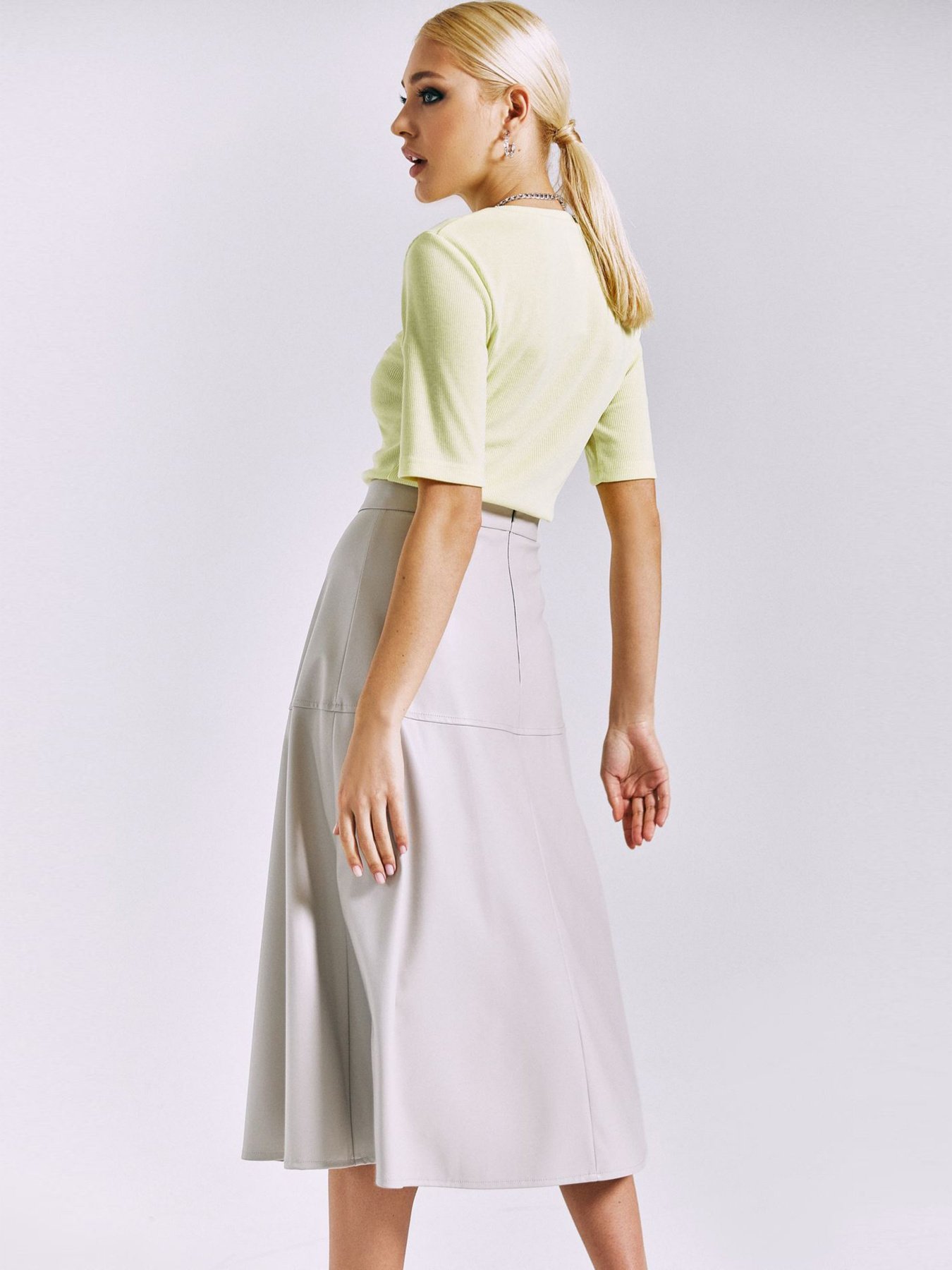 Юбки VOVK модель 010881 графіт Фото