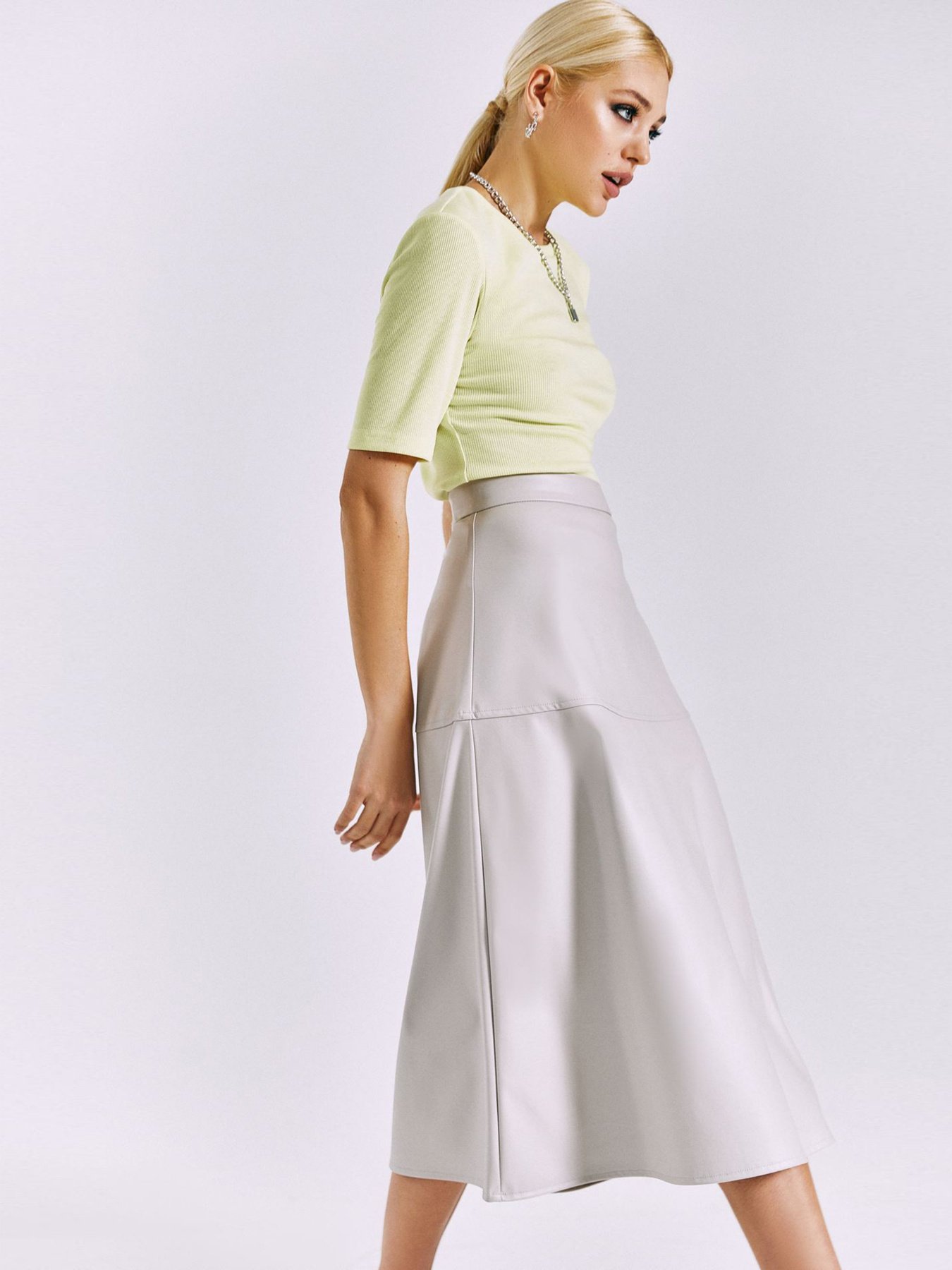 Юбки VOVK модель 010881 графіт Фото