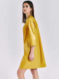 Платья VOVK модель 010885 гірчичний Фото