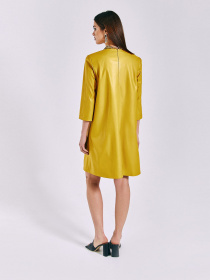 Платья VOVK модель 010885 гірчичний Фото