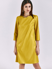 Платья VOVK модель 010885 гірчичний Фото