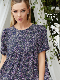 Платья VOVK модель 09591 темно-синій Фото