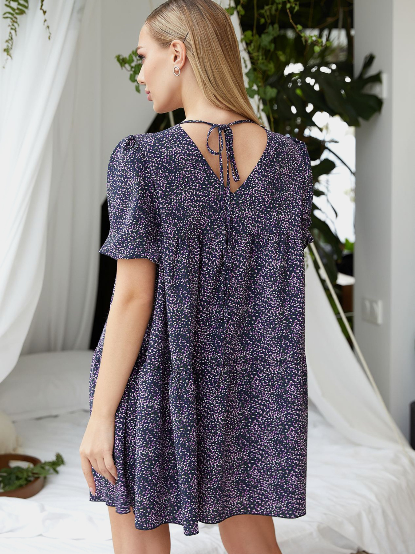 Платья VOVK модель 09591 темно-синій Фото