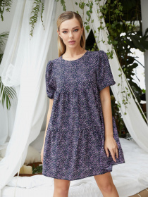 Платья VOVK модель 09591 темно-синій Фото