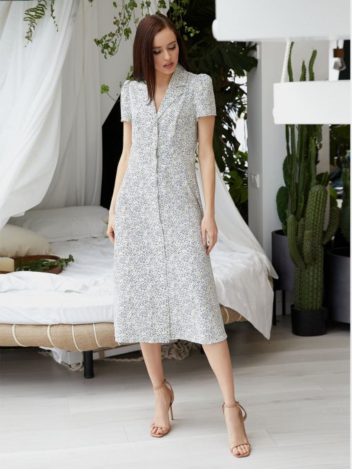 Платья VOVK модель 09831 ванільний Фото