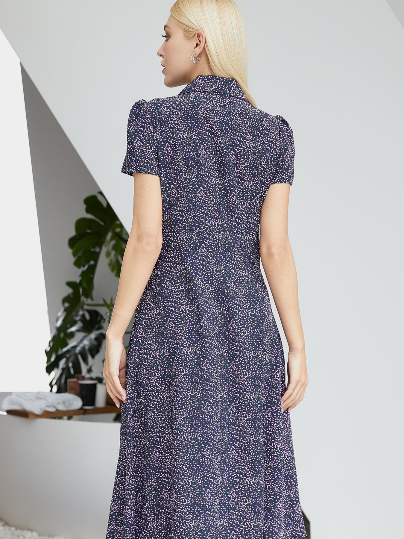 Платья VOVK модель 09832 темно-синій Фото